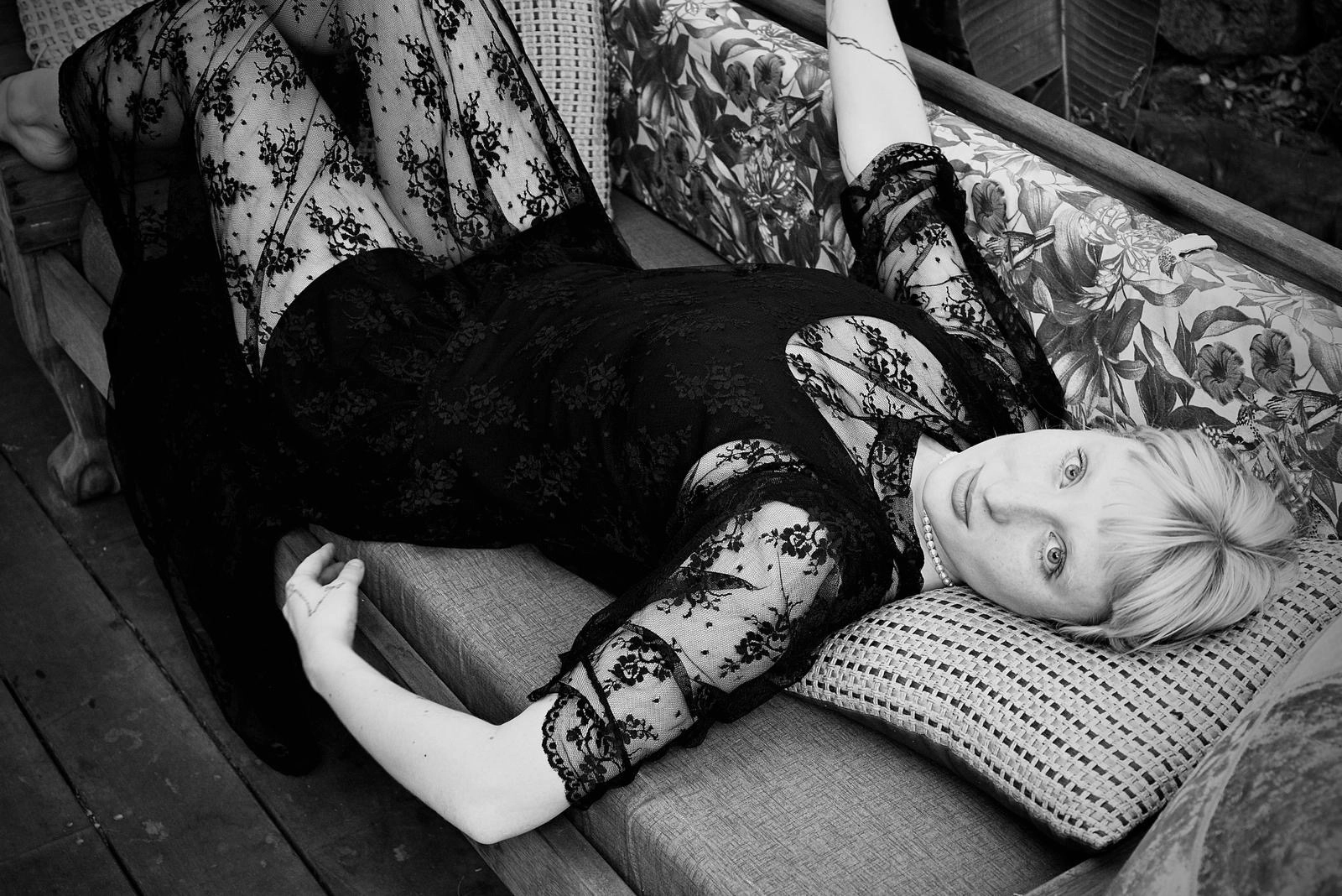 robe en dentelle et transparence